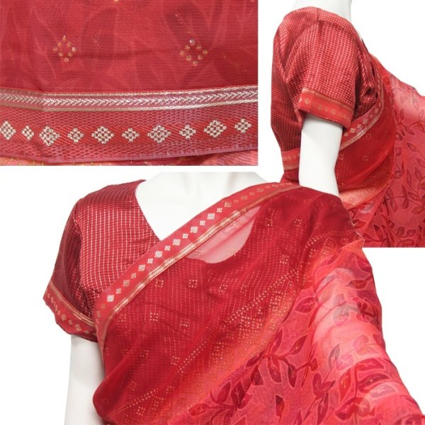 画像3: SALE!! サリー：レッド リーフ