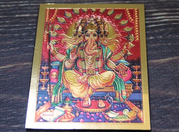 画像3: 神様マグネット（８x６cm）：ガネーシャ　＜クリックポストＯＫ＞