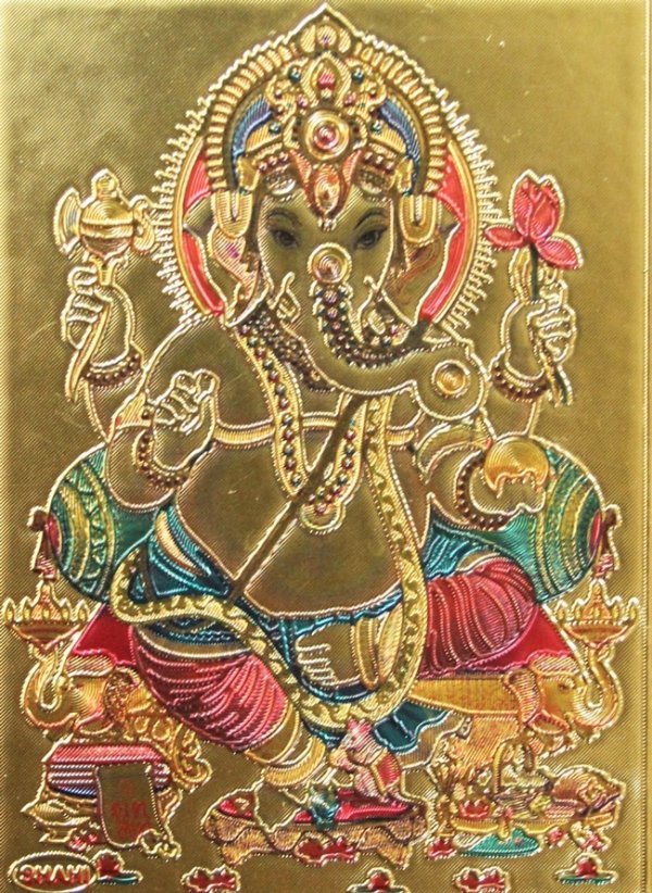 画像2: 神様マグネット（８x６cm）：ガネーシャ　＜クリックポストＯＫ＞