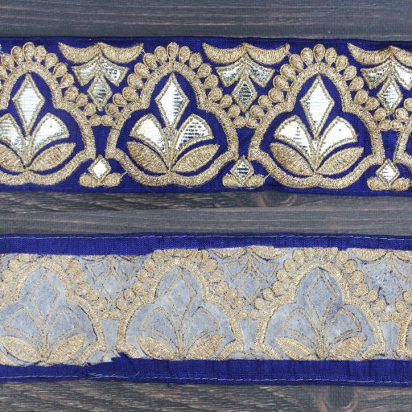 画像3: 【１０cm単位】インド刺繍リボン： 各カラー ＜クリックポストOK＞