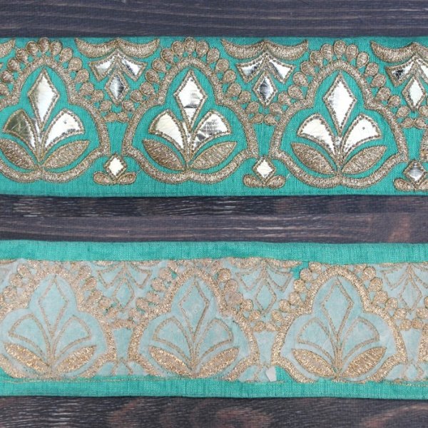 画像7: 【１０cm単位】インド刺繍リボン： 各カラー ＜クリックポストOK＞