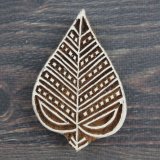 インド木版: リーフ ＜クリックポストOK＞