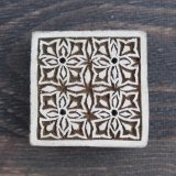 インド木版: 四角