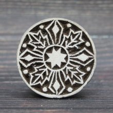 他の写真1: インド木版: まる ＜クリックポストOK＞