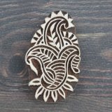 インド木版: ボタニカル ＜クリックポストOK＞