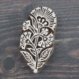 インド木版: 花 ＜クリックポストOK＞