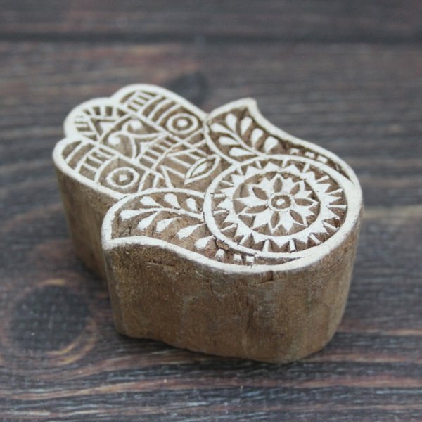 画像2: インド木版: ハンド ＜クリックポストOK＞