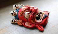 画像2: バイラブマスク壁飾り　レッド