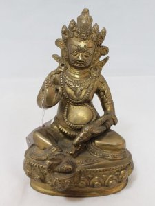 画像1: ネパール　真鍮・ジャンバラ（宝蔵神） (1)