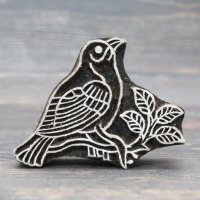 画像1: インド木版:鳥 (1) <クリックポストOK>