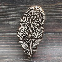 画像1: インド木版: 花 <クリックポストOK>