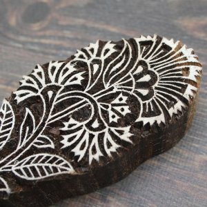 画像3: インド木版: 花 ＜クリックポストOK＞ (3)