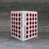 画像1: トラディショナル ビンディ ２面：ダークレッド  まる　約１.１cm   