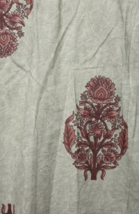 画像2: クルタ : ボタニカル模様 <インド表記L>