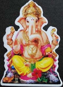 画像2: 神様シール：ガネーシャ ＜クリックポストOK＞ (2)