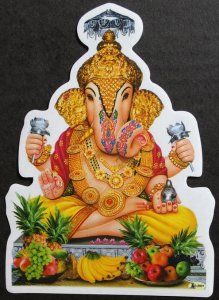 画像2: 神様シール：ガネーシャ ＜クリックポストOK＞ (2)