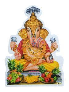 画像1: 神様シール：ガネーシャ ＜クリックポストOK＞ (1)