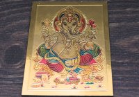 画像1: 神様マグネット(8x6cm):ガネーシャ <クリックポストOK>